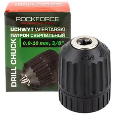 61431 Патрон цанговый для дрели (0,8-10мм, 3/8') ROCK FORCE
