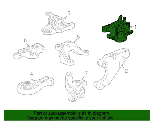 MOUNT,ENG 42441517 CHEVROLET
