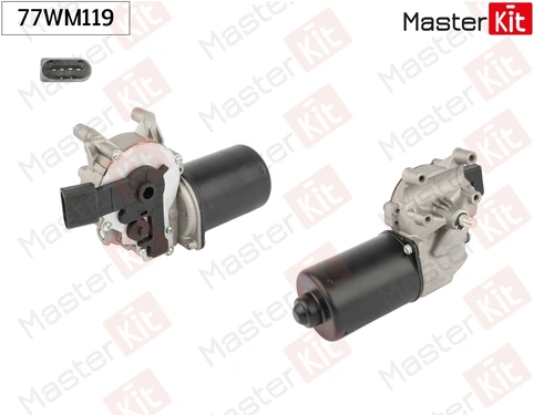 77WM119 77WM119 Мотор стеклоочистителя перед.\ BMW 3 (E90, E90N, E91, E91N, E92, E92N, E93, E93N) 20 MASTERKIT