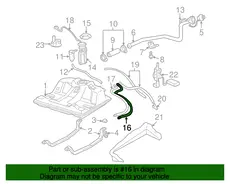 PIPE,FUEL FEED RR(INCL 18,20) 21996601 PONTIAC