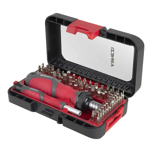 Отвертка с набором бит 57пр. Profi ARNEZI R2042004
