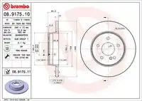 Тормозной диск BRECO BS 7635 задняя ось