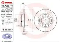 Тормозной диск BRECO BS 7715 задняя ось