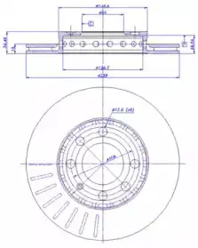 Тормозной диск CAR 142.285