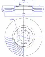 Тормозной диск CAR 142.649