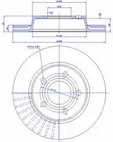 Тормозной диск CAR 142.766