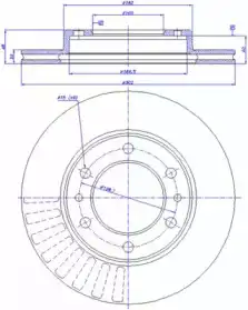 Тормозной диск CAR 142.927