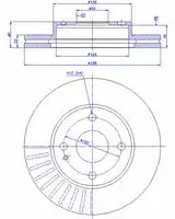 Тормозной диск CAR 142.958