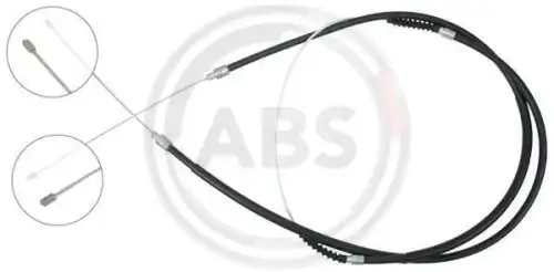 Трос тормоза ручного K16825 A.B.S.