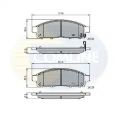 Тормозные колодки дисковые COMLINE CBP31584