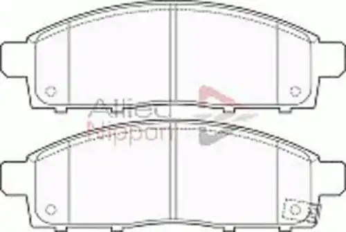 Тормозные колодки дисковые передняя ось COMLINE CBP31584