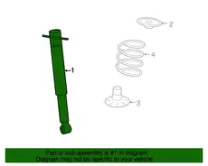 ABSORBER,RR SHK 25831694 PONTIAC