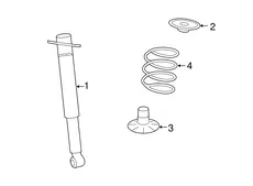 ABSORBER,RR SHK 25831694 PONTIAC