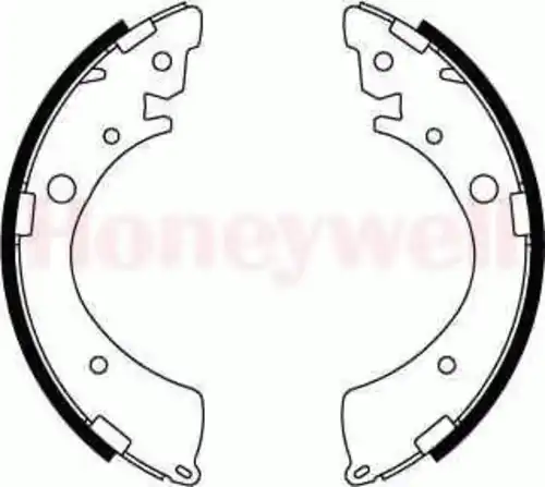 Тормозные колодки барабанные BENDIX 362237B
