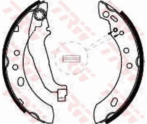 Тормозные колодки барабанные TRW GS8527