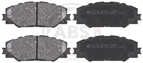 Тормозные колодки дисковые передняя ось A.B.S. 37543