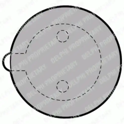 Тормозные колодки дисковые DELPHI LP345