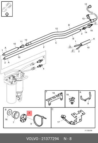 21377294 ФИКСАТОР VOLVO
