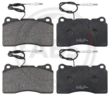 Тормозные колодки дисковые передняя ось A.B.S. 37271