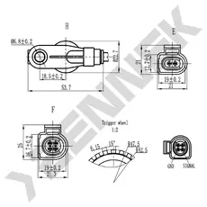 Датчик ABS ZENNEK DAS0065