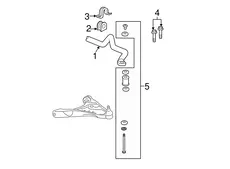 SHAFT,FRT STAB 15841240 BUICK