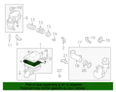 Фильтр воздушный MAZDA KJ0113Z409U