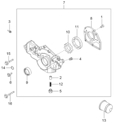 БОЛТ М7 1140008253 HYUNDAI