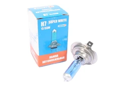 Лампа галоген H7 12/55W 'ЗавГар' Super White