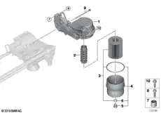 Фильтр масляный BMW 11 42 7 506 678 BMW 5' E60, E61, 6' E63, E64, 7' E65, E66, E67, X5 E53
