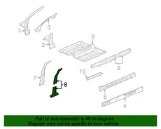PANEL,CTR PLR INR 89024057 BUICK