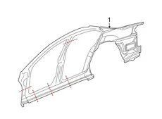 FRAME,S/D OPG(INCLS 25,26) 19120171 BUICK