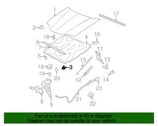 RETAINER,FRT BPR FASCIA(W/BUMPER)(8.024) 10425297 BUICK