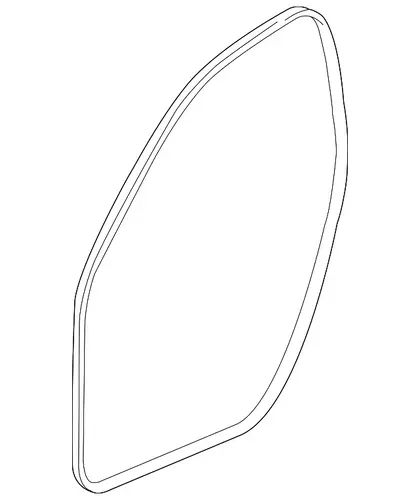 WEATHERSTRIP,FRT S/D(TITANIUM) 19120399 BUICK
