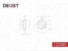 Тормозной диск DEQST 132085