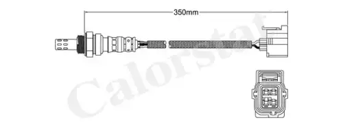лямбда-зонд Opel LS140673 VERNET