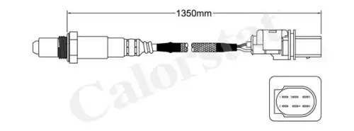 лямбда-зонд Audi LS150021 VERNET