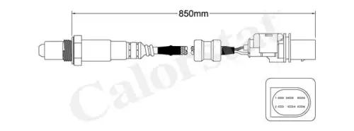 лямбда-зонд Audi LS150159 VERNET