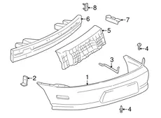 BAR,RR BPR IMP 22734889 PONTIAC