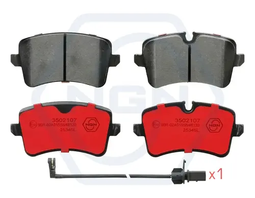 Тормозные колодки дисковые NGN 3502107