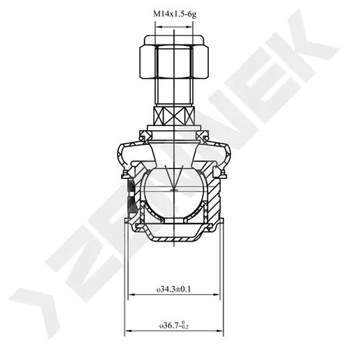 Шаровая опора ZENNEK DBJ0039