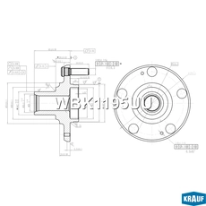 Ступица KRAUF WBK1195UU