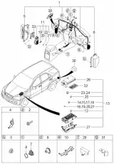 предохранитель 20а 1898006575 KIA