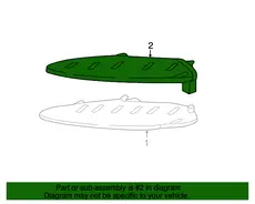 Фонарь указателя поворота 95B953049A VAG