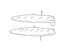 Фонарь указателя поворота 95B953049A VAG