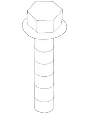 BOLT,TRANS MT (AT TRANS) 11546957 BUICK