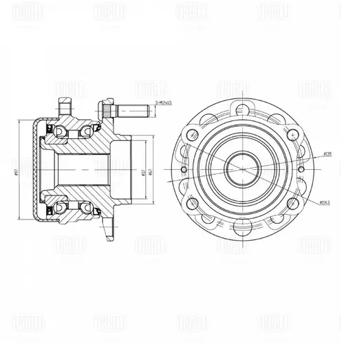 Ступица TRIALLI MR0824
