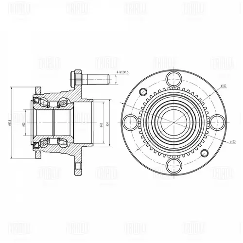 Ступица TRIALLI MR2508