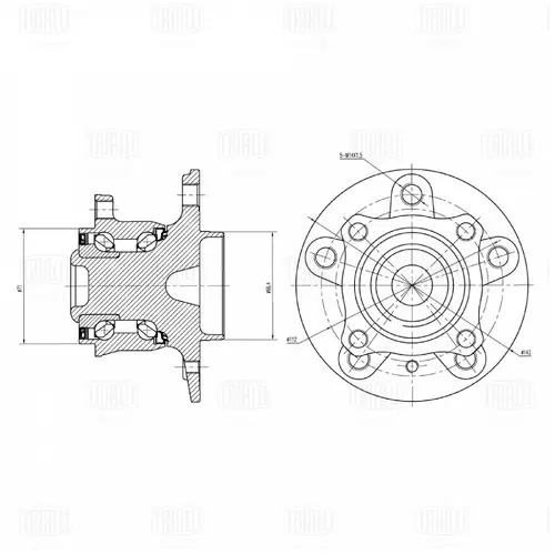 Ступица TRIALLI MR1513
