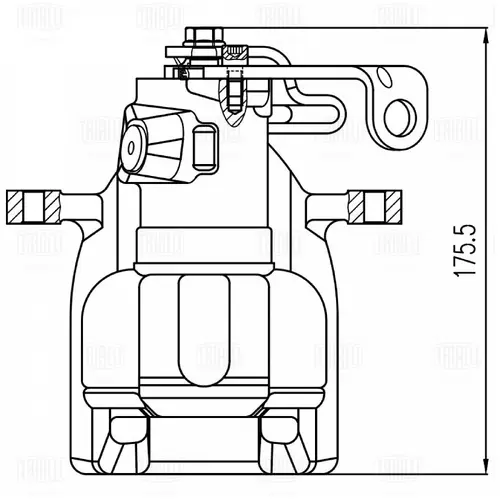 Суппорт тормозной TRIALLI CF800638