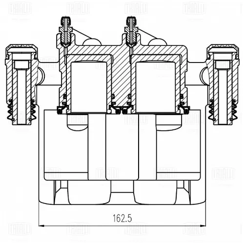 Суппорт тормозной TRIALLI CF800625